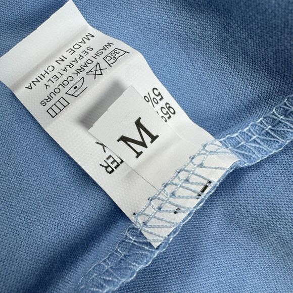 Women’s Light Blue Maxi Dress Sleeveless Side Slit Size M Lightweight - Picture 9 of 10